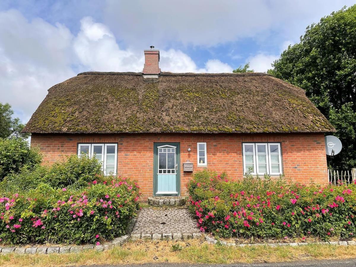 Das Puppenhaus, Reetdach, Sauna, Kamin, Eingezaeunt, Badewanne, Haustiere Willkommen Emmelsbüll-Horsbüll Exterior foto